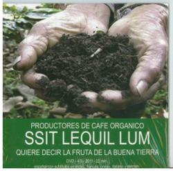 Omslaget på dvden laga av Ssit Lequil Lum syner to hender som held jord